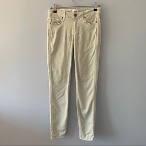 Paige Verdugo Ankle Jean, Size 27, Pale Green